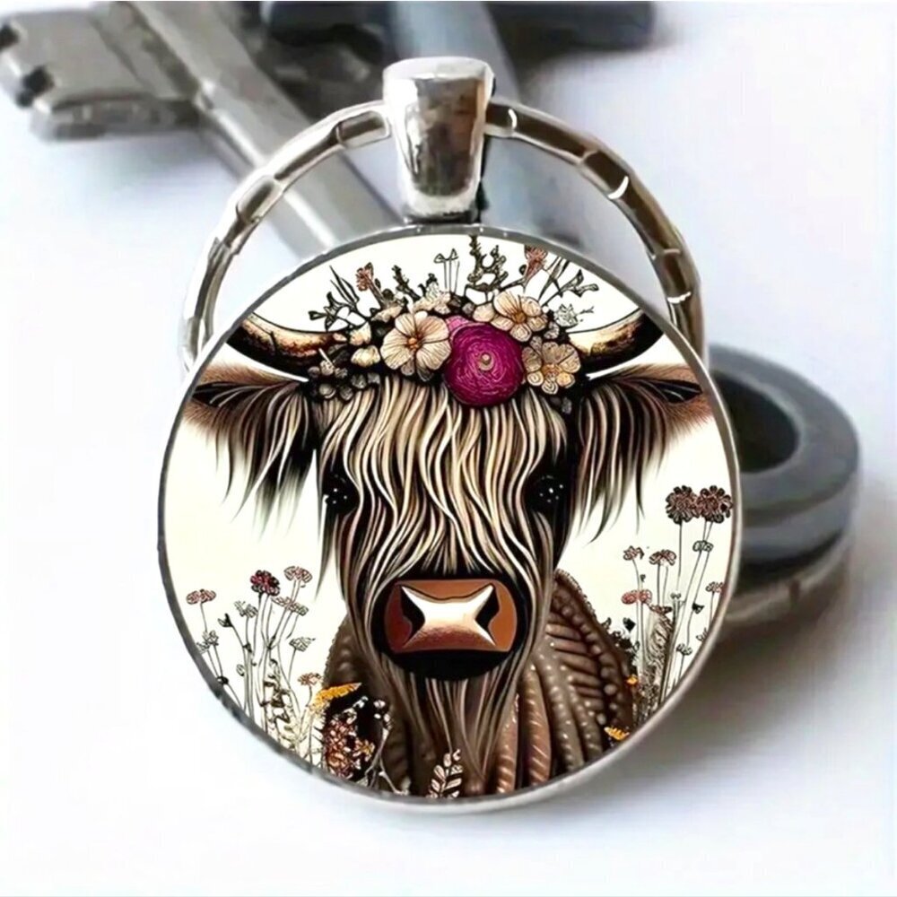 🎉Host Pick!!!🎉 Country Cow Keychain